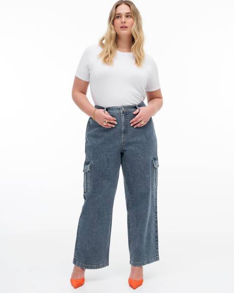 Responsible, Straight-Leg Cargo Jean - Addition Elle