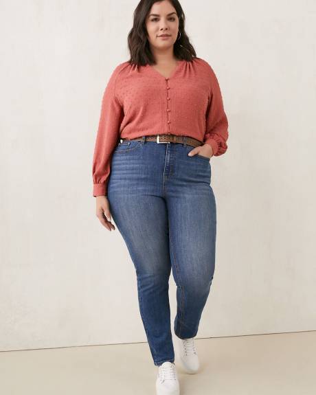 Responsible, Petite, Curvy Fit, Straight-Leg Jeans - d/C Jeans