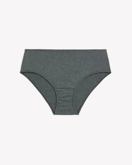Basic Heather Cotton Brief - ti Voglio