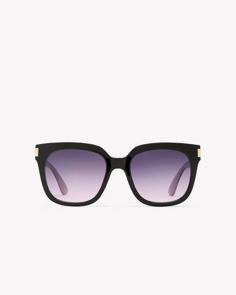 Lunettes de soleil Wayfarer deux couleurs