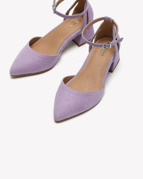 Extra Wide Width, Low Block Heel Shoe