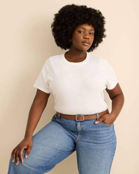 Low Rise Baggy Wide Leg Denim - Addition Elle