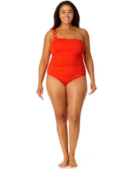 Asymmetrical One-Piece Swimsuit - Anne Cole