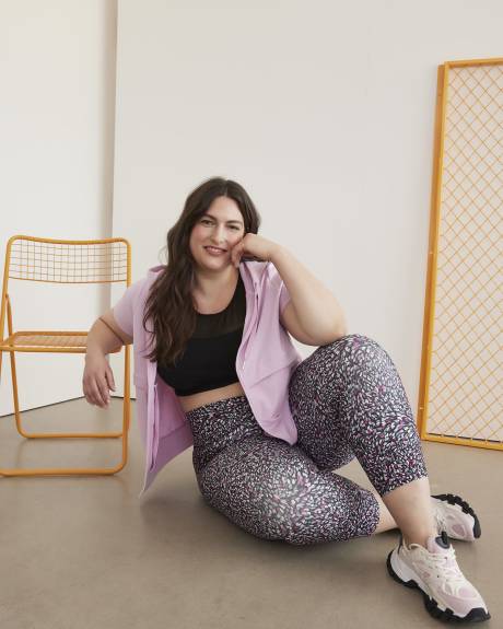 Responsible, Cropped Printed Legging - Active Zone