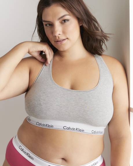 Unlined Cotton Bralette - Calvin Klein