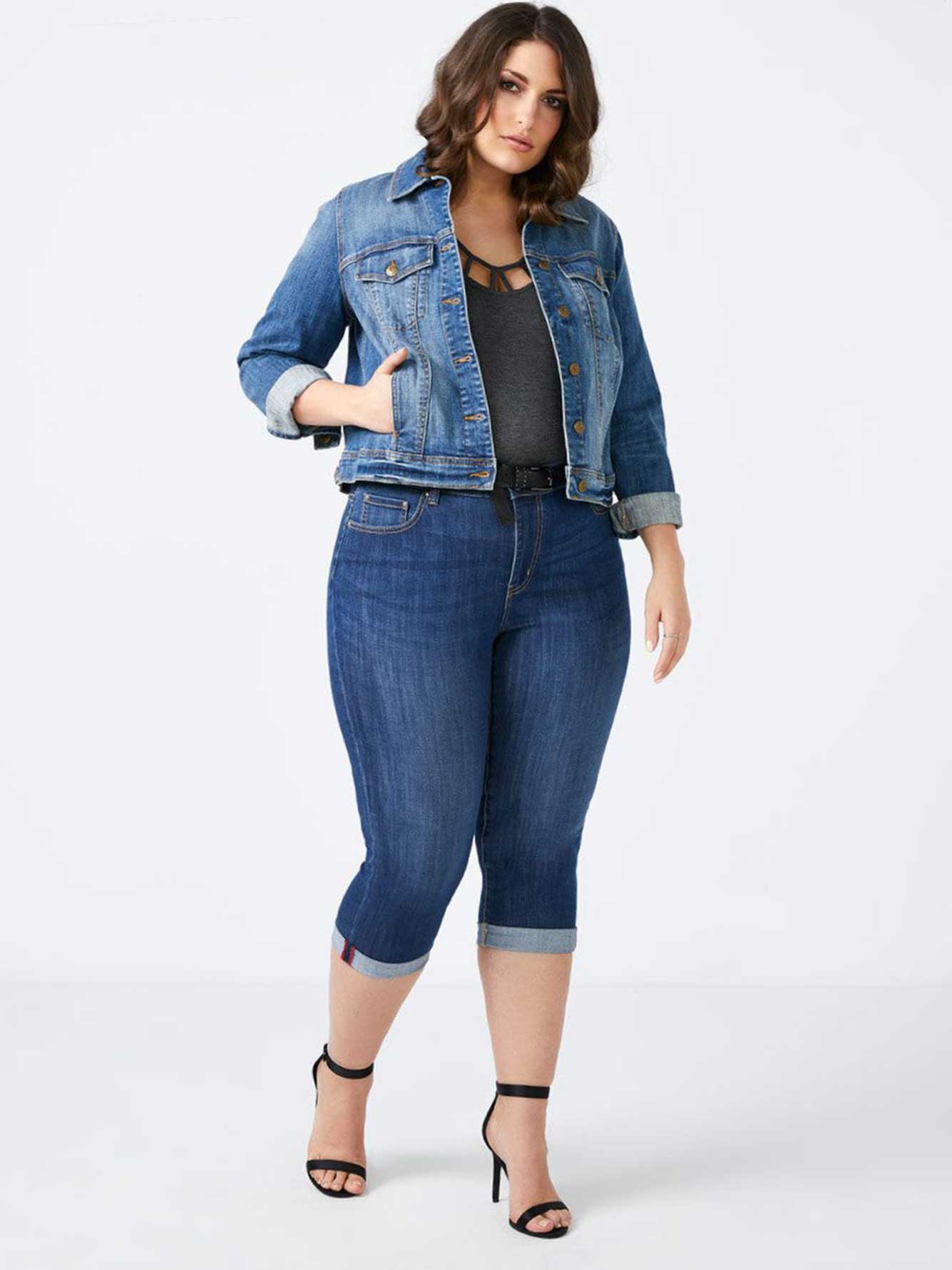 Solid Top with Neckline Detail - d/C JEANS | Penningtons