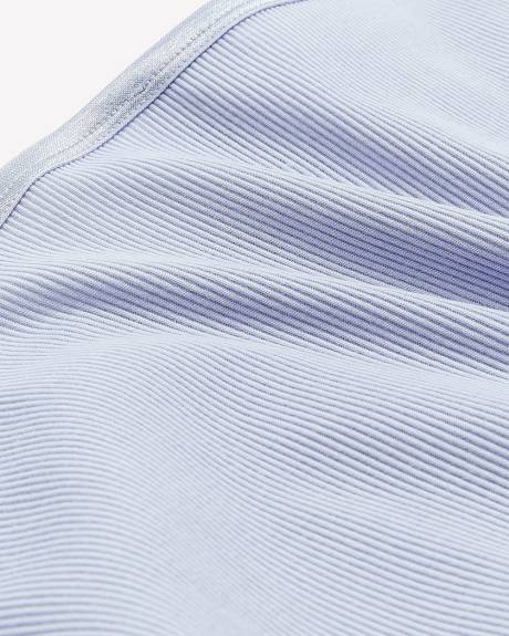 High-Cut Ribbed Knit Brief - ti Voglio