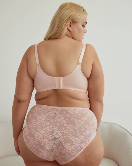 Breathable Underwire T-Shirt Bra with Lace - ti Voglio
