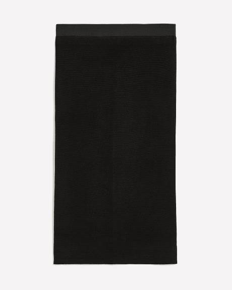 Black Compression Pencil Skirt - Addition Elle