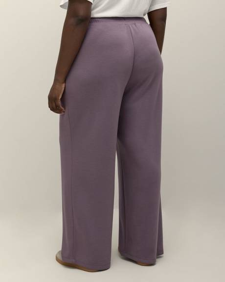 Wide-Leg Scuba Knit Pant - Active Zone
