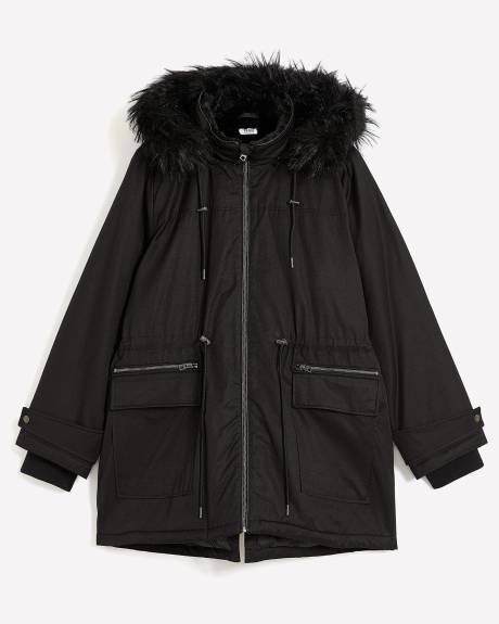 Responsible, Lined Parka Jacket with Removable Hood