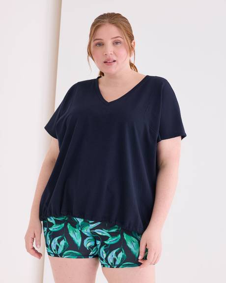 T-Shirt avec col en V - Active Zone