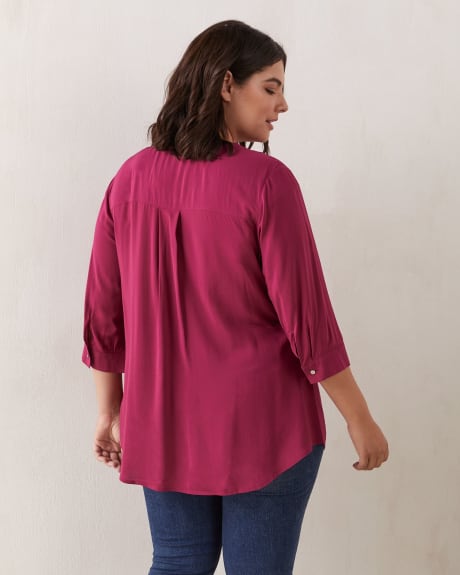 Challis Tunic With Zipper - In Every Story
