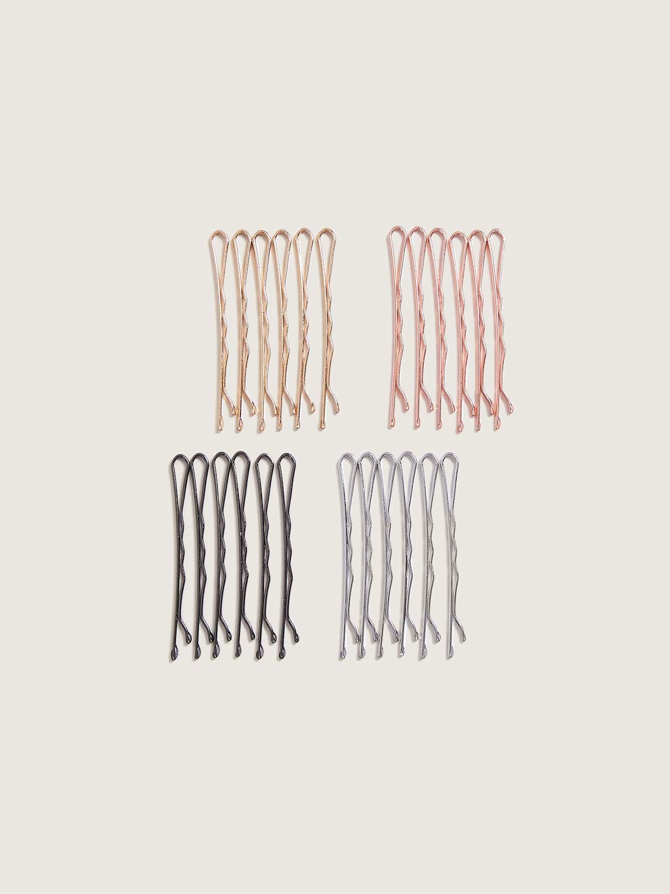 Metallic Bobby Pins, 24Pack Addition Elle Penningtons