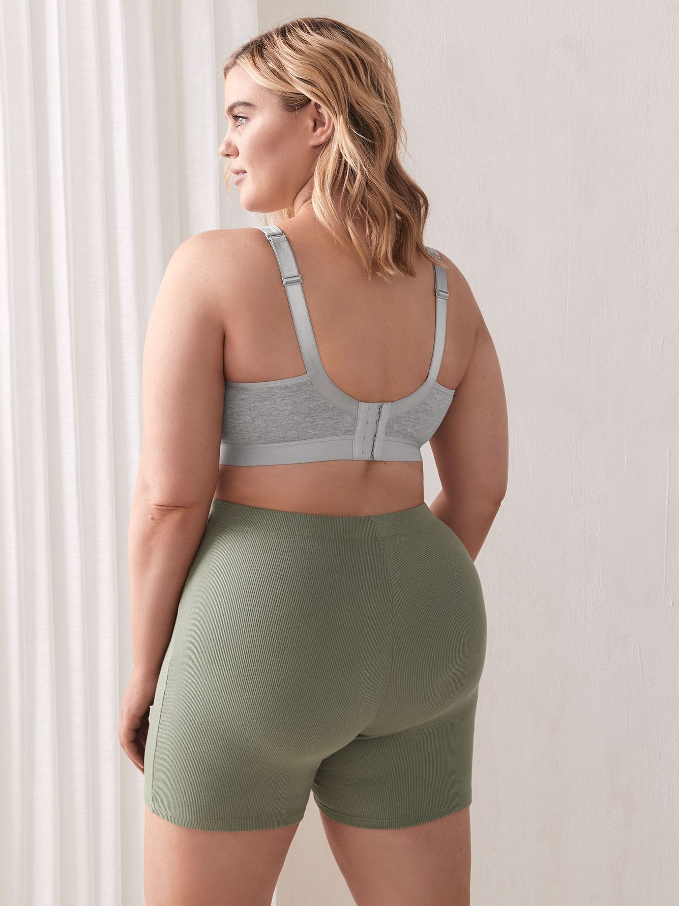 Wirefree Cotton Bra, G & H Cups Penningtons