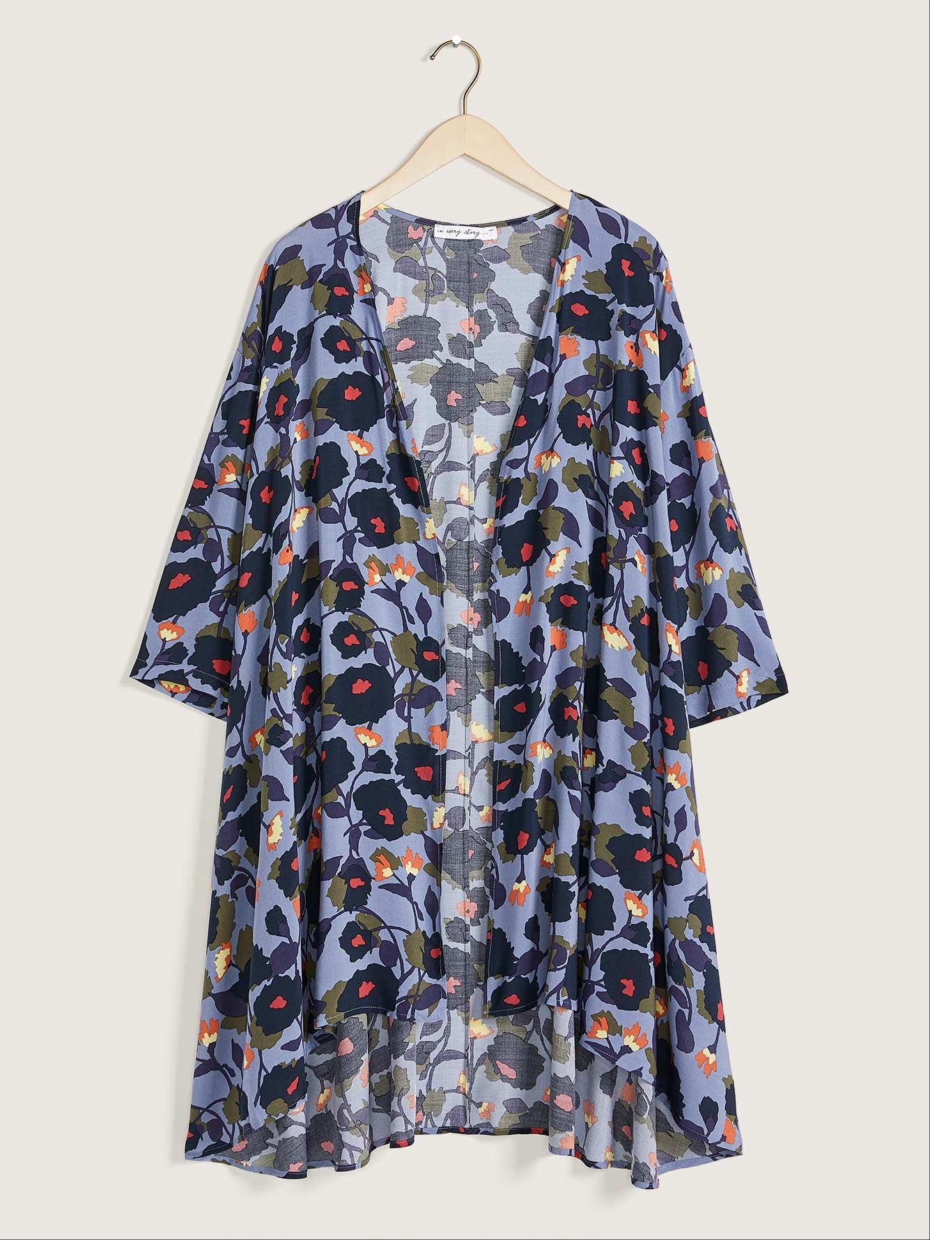 Printed Woven Cover-Up Overpiece - In Every Story