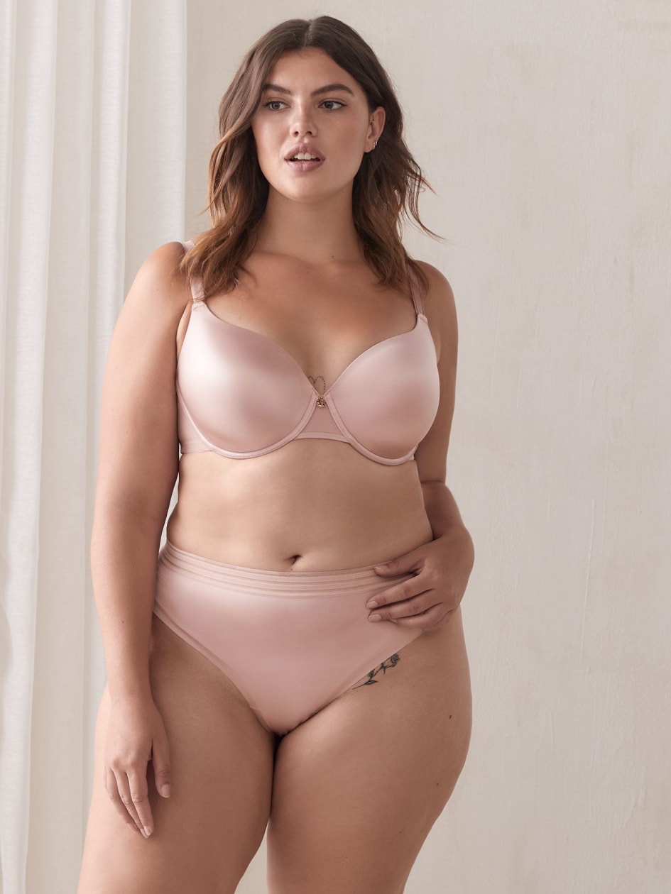 Solid Invisible Thong Panty - Ashley Graham