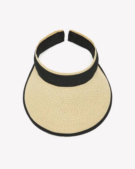 Straw Visor Hat