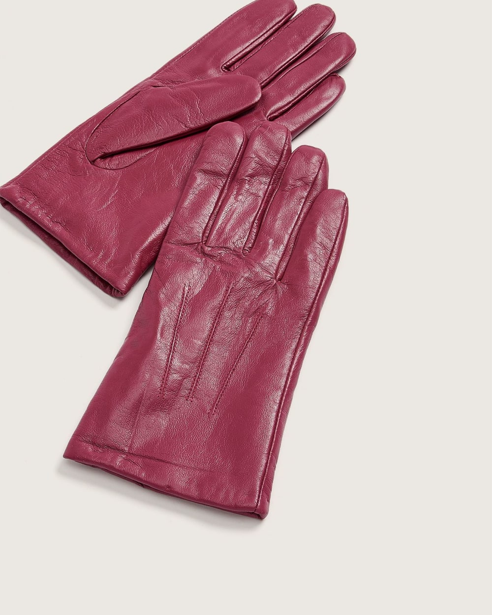 Purple Leather Gloves Penningtons