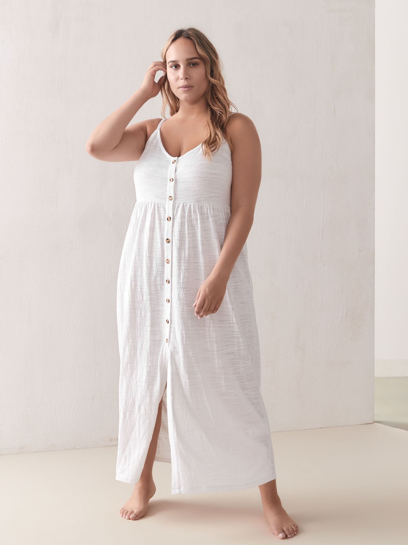 white button down swim cover up