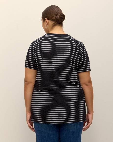 Boyfriend-Fit Short-Sleeve T-Shirt - PENN. Essentials