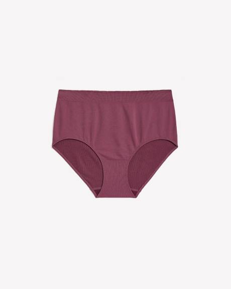 Purple Seamless Knit Full Brief - ti Voglio