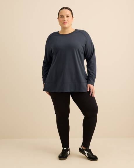 Pull &agrave; col rond en tricot fran&ccedil;ais - Active Zone