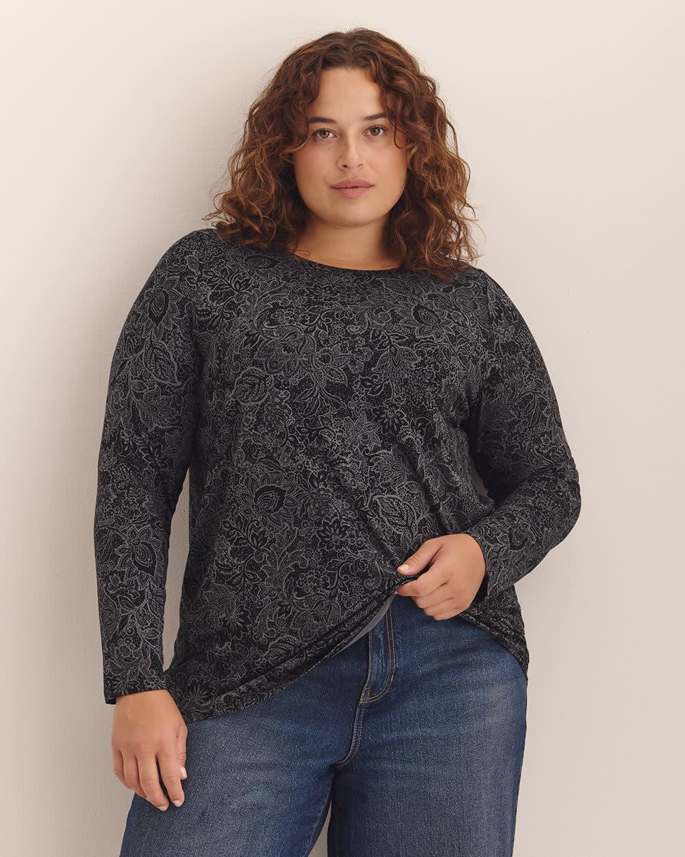 T-shirt à manches longues, coupe moderne, tissu responsable - Essentiels PENN.