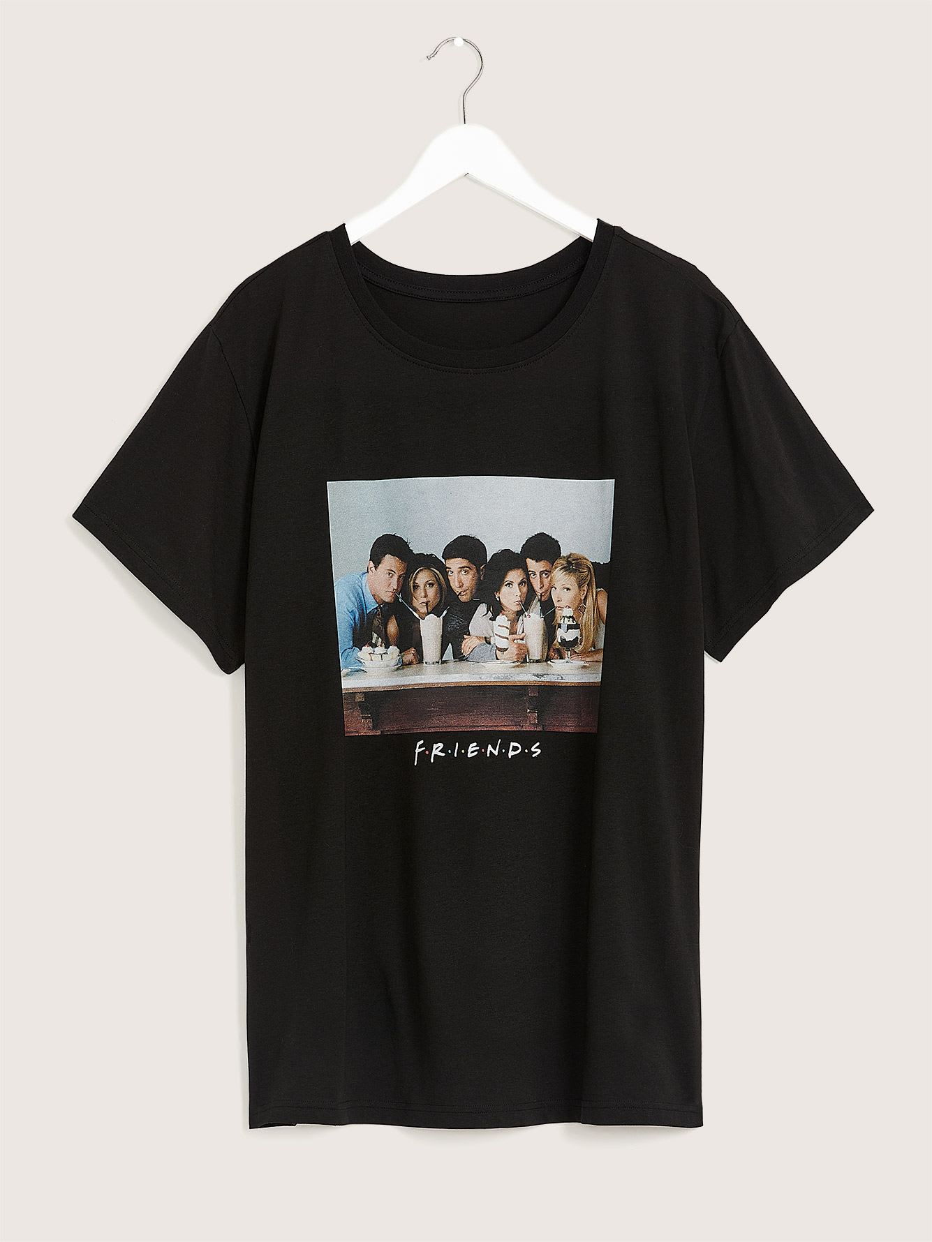 Crewneck License T-Shirt with Friends Print