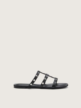 Extra Wide Width, Cage Studded Sandals