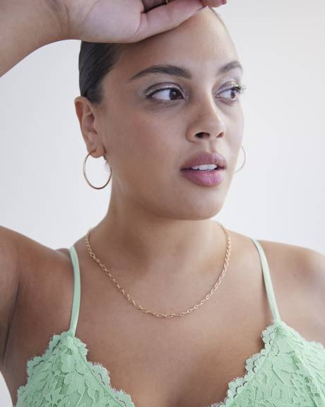 Camisole courte en dentelle - Addition Elle