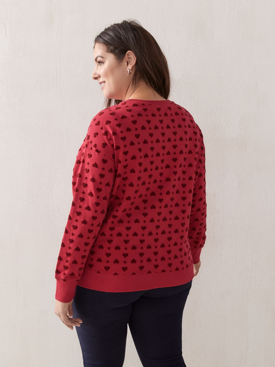 Relaxed French Terry Sweatshirt In Every Story Penningtons