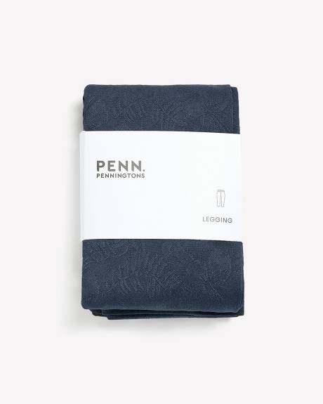 Floral Textured Fashion Capri Legging - PENN. Essentials