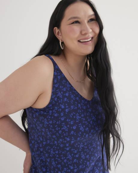 Cotton Blend Sleeveless Relaxed-Fit Cami