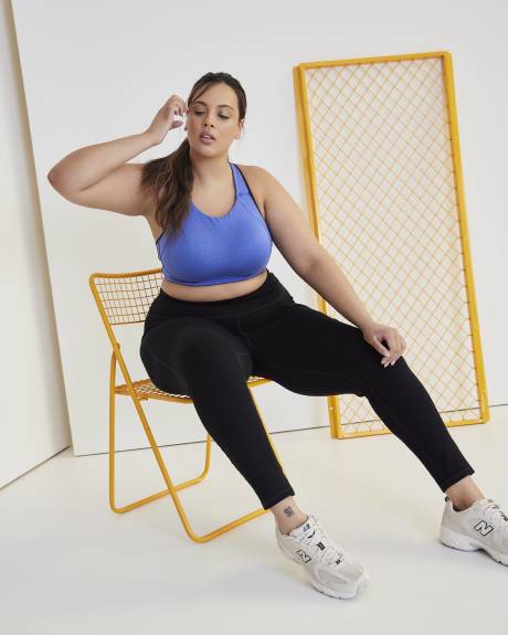 Wireless Sports Bra with Convertible Back - Active Zone