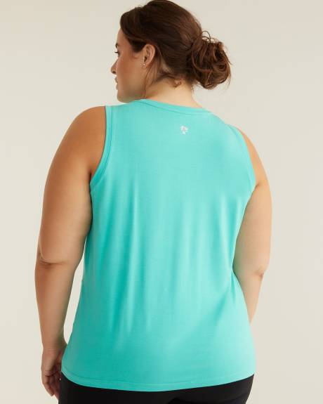 Responsible, Sleeveless Twisted Knit Top - Active Zone