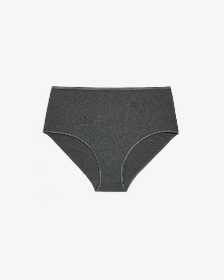 Heather Rib Knit Full Brief - ti Voglio