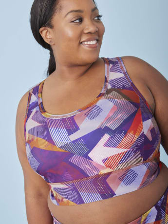 Responsible, Printed Crop Top - Active Zone