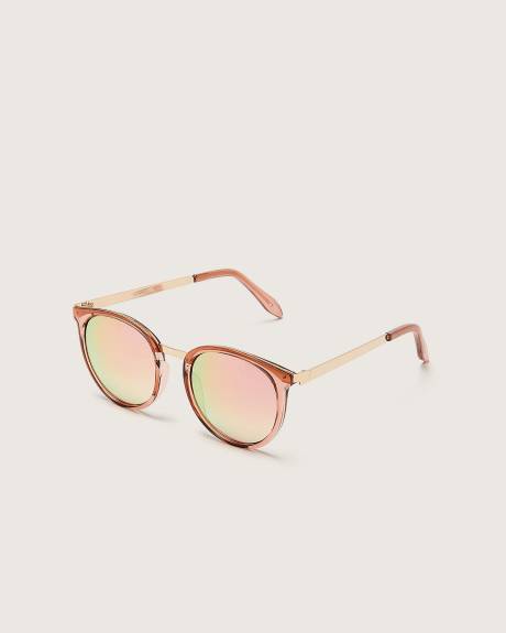 Pink Round Sunglasses