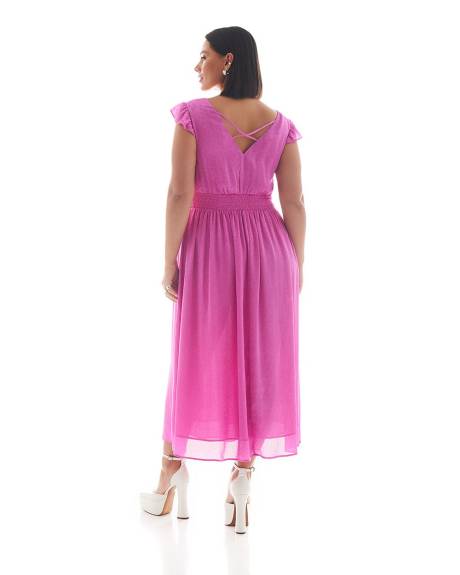 Robe maxi cintrée et évasée - Addition Elle