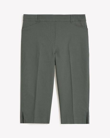 Pantalon capri avec poches, coupe ingénieuse