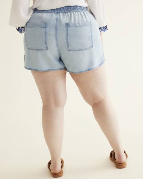 Responsible, 1948-Fit Tencel Pull-On Short - d/C JEANS