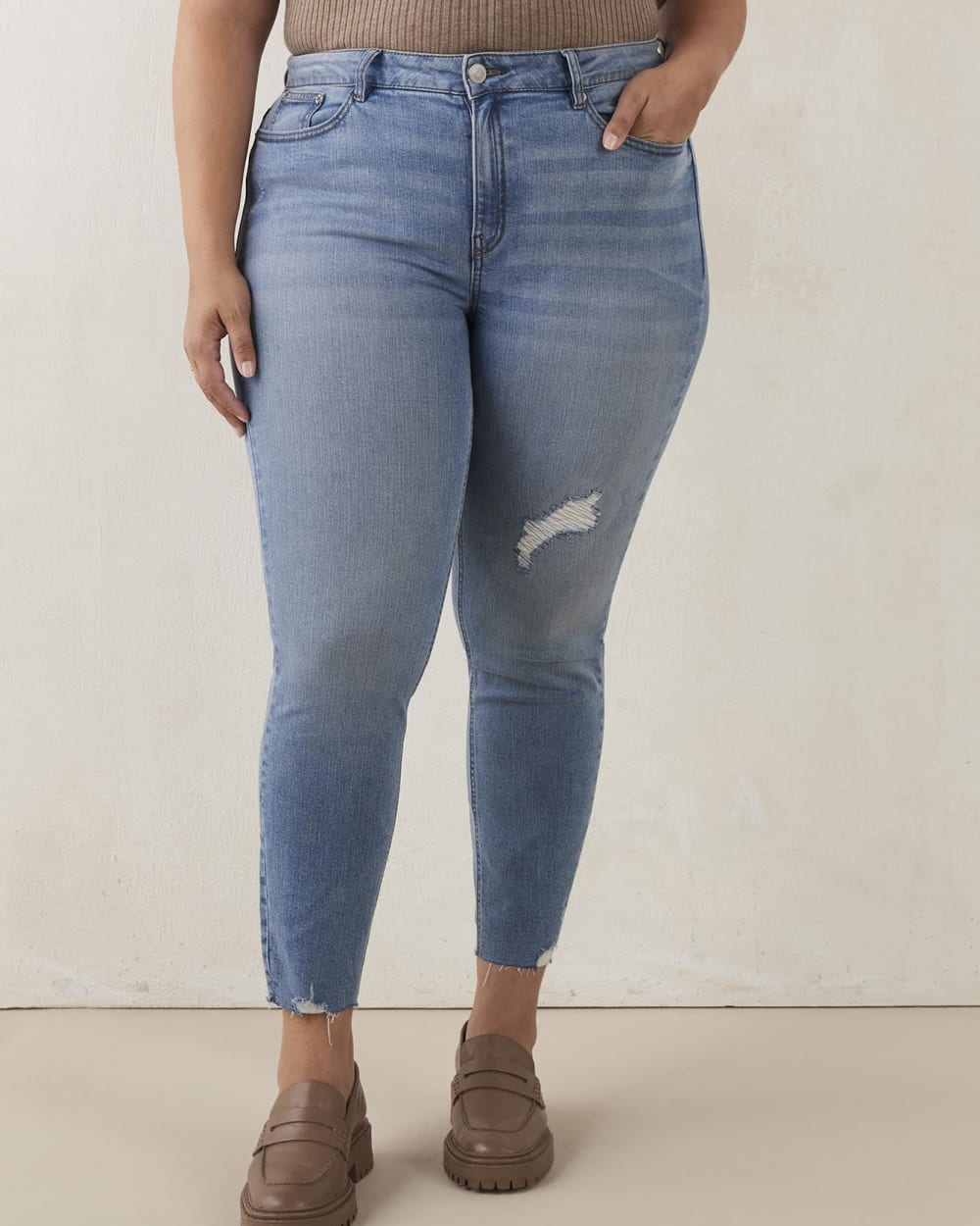 Responsible, 1948 Fit, Distressed Skinny-Leg Jeans - d/C Jeans