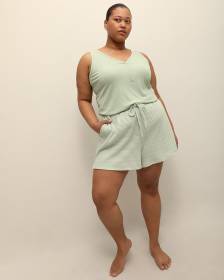 Ribbed Knit Sleep Boxer Short - ti Voglio
