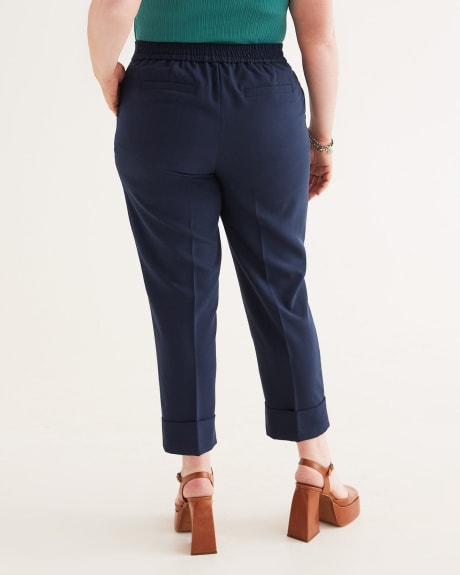 Straight Leg Ankle Pant with Cuffs