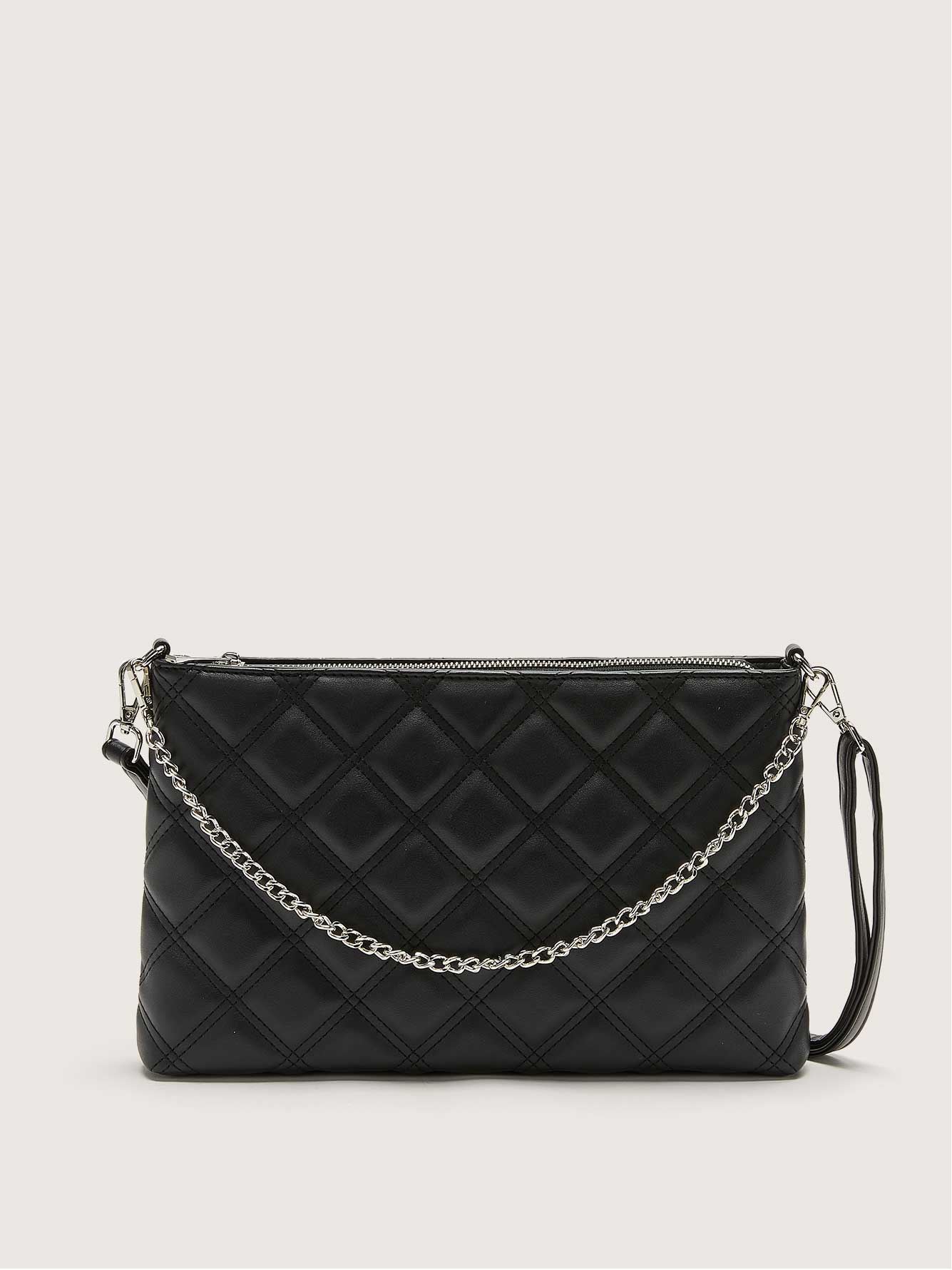 Quilted Crossbody Bag With Chain Strap In Every Story Penningtons