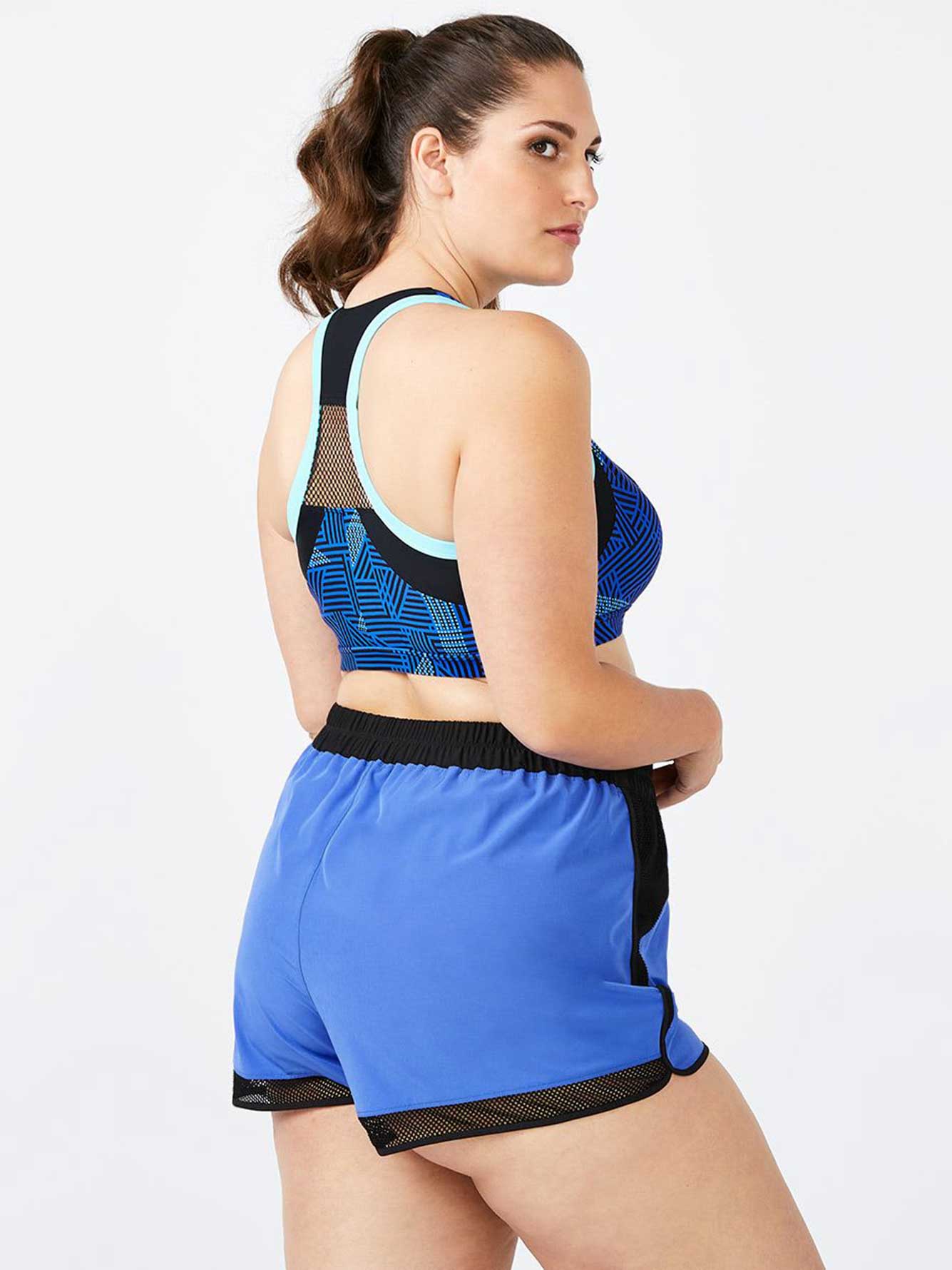 ActiveZone PlusSize Cropped Swim Top Penningtons