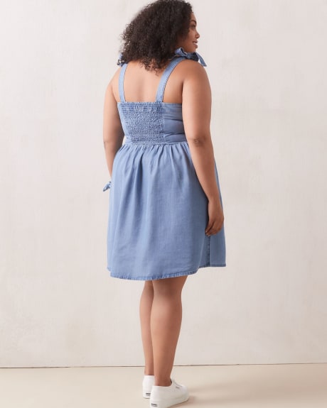 Responsible Fit And Flare Tencel Dress - Addition Elle