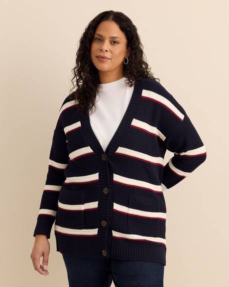 Responsible, Cotton Tunic Cardigan