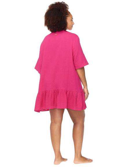 Chemisier long cache-maillot Sol avec ourlet évasé - Raisins Curve